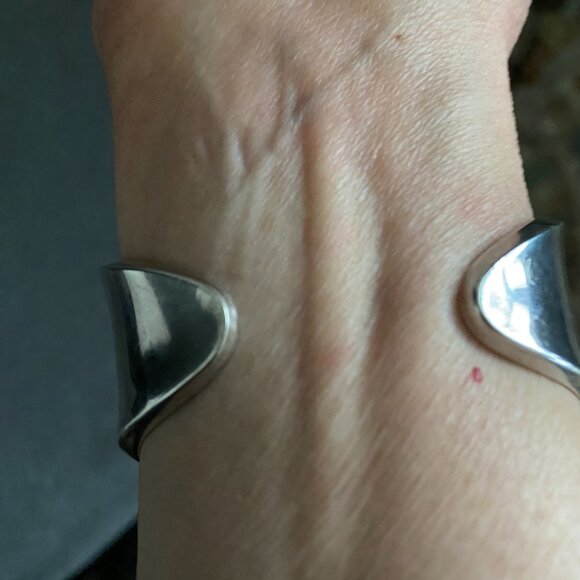 Robert Lee Morris Signed Vintage Cuff Bracelet Sterling Silver EUC ~$900 - Picture 10 of 11